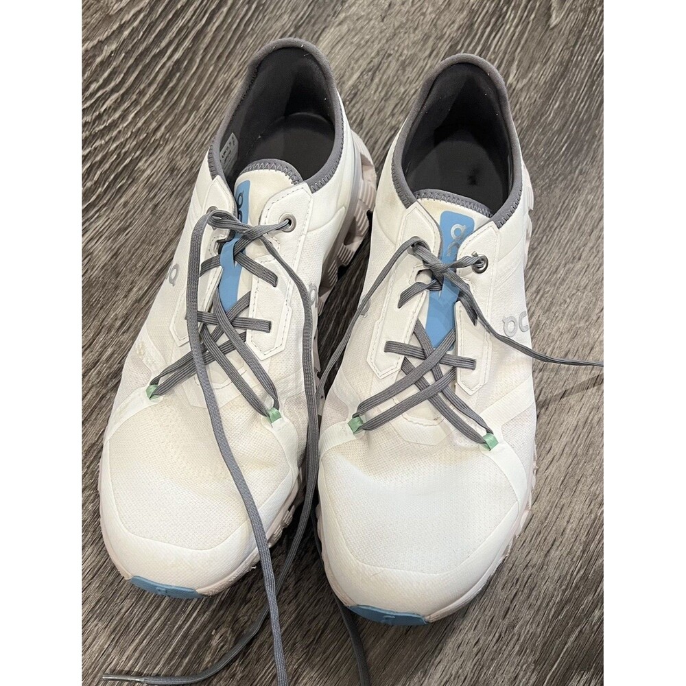 On Cloud X 3 AD Mens 10 White Niagara Running Training Sneakers Shoes